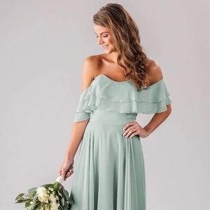 Kennedy Blue Allison Dress in Sea Glass, Size 8